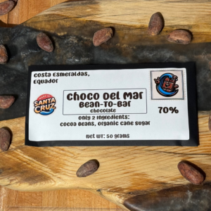 Label on Chocolate Bar